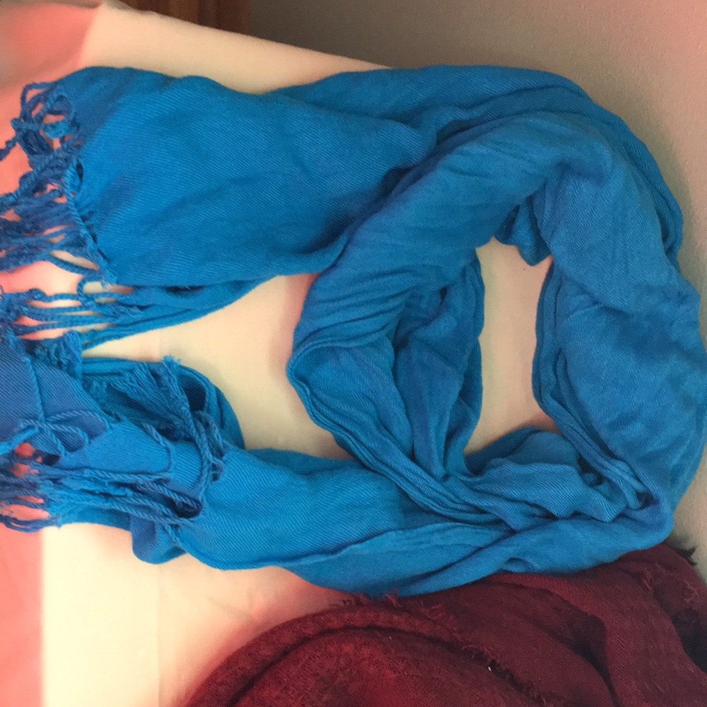 Red and Blue Scarves